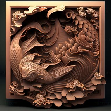 3D model st japanese art (STL)